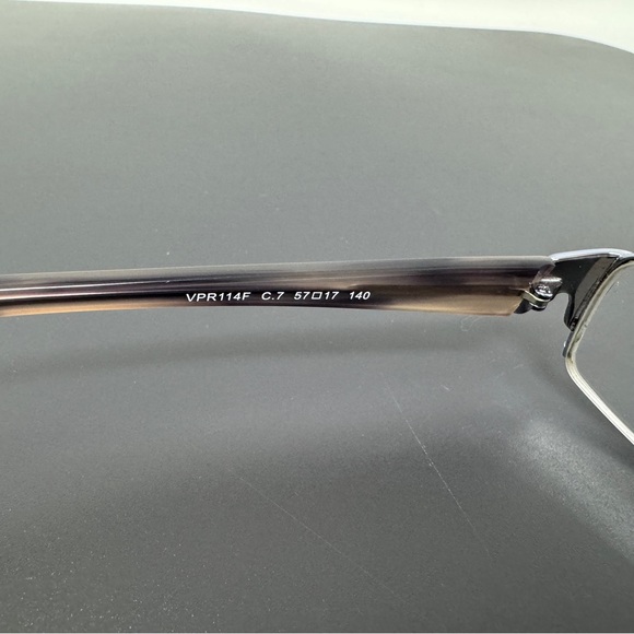 Prada VPR 114F eyeglasses frame c. 7 blue chrome 57 [] 17-140 - Picture 4 of 13